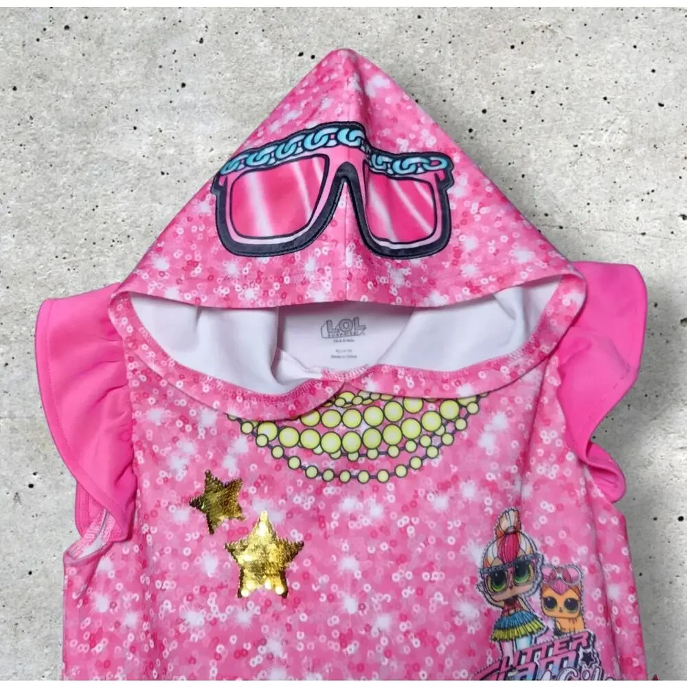 L.O.L. Surprise! Girls Hooded Tutu Dress XL 14/16 Halloween Costume Cosplay